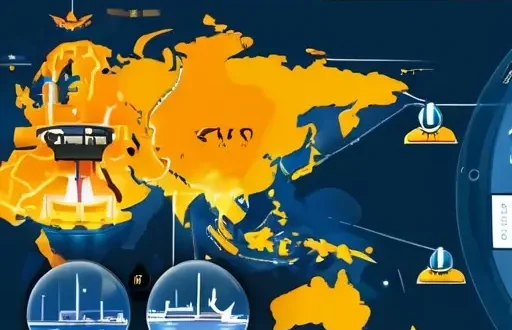 Глобальные экспортные маршруты нефти и газа: трубопроводы, СПГ-терминалы и портовые узлы.